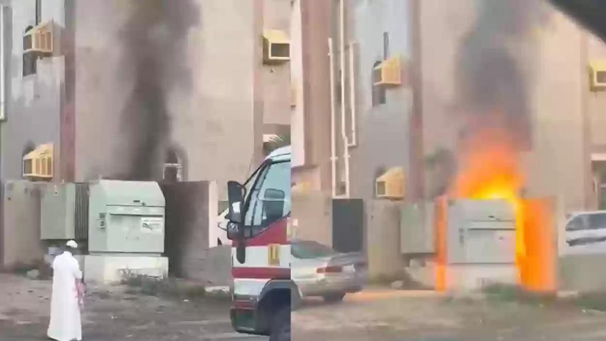 انفجار عداد كهرباء بجوار أحد المنازل في الرياض